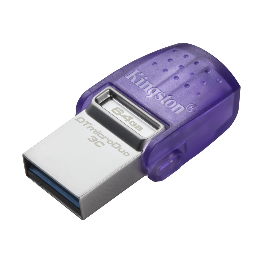 Kingston 128GB واجهة مزدوجة USB Type-C و Type-A USB 3.2 GEN 1 200MB/S قراءة-[DTDUO3CG3/128GB]