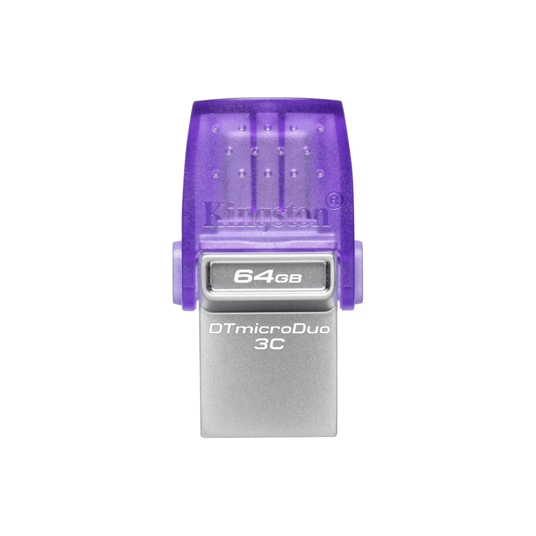 Kingston 128GB واجهة مزدوجة USB Type-C و Type-A USB 3.2 GEN 1 200MB/S قراءة-[DTDUO3CG3/128GB]