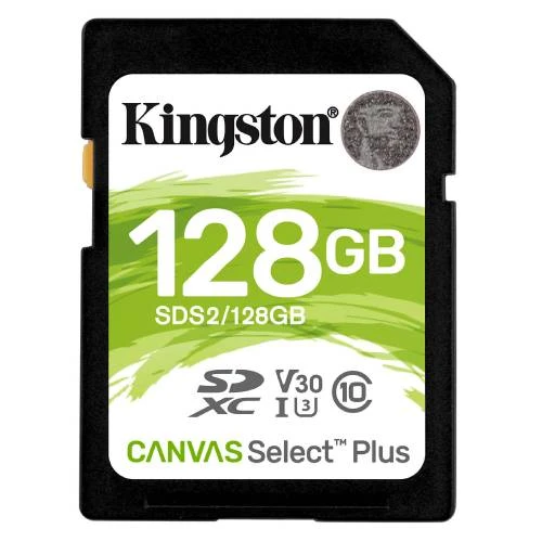 Kingston 128GB Canvas حدد بالإضافة إلى بطاقة SD SD [SDS2/128GB]