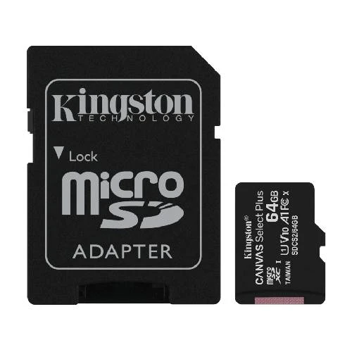 Kingston 64GB Canvas SELECT Plus MicroSD [SDCS2/64GB]