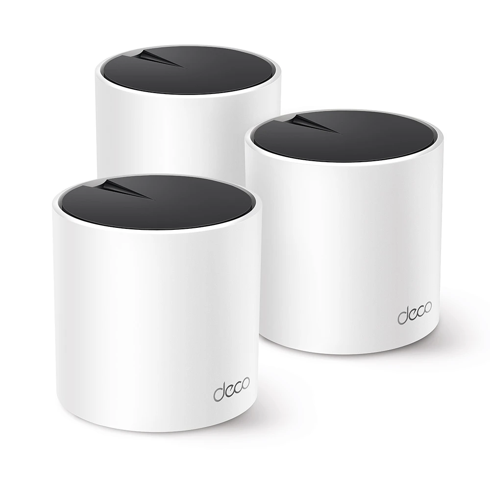 TP-Link Deco X55 AX3000 3-Pack Whole Home Mesh WiFi 6 System – Gigabit Wired Speed – Dual Band WiFi