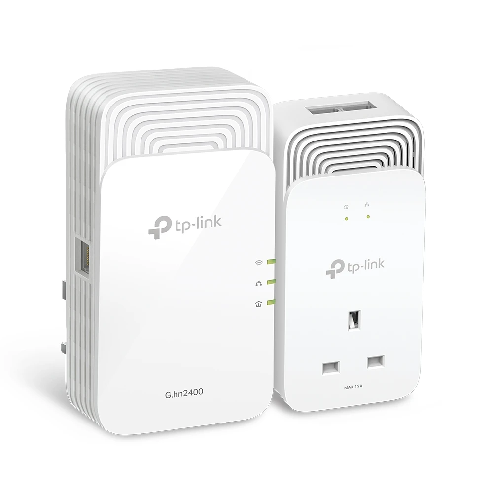 TP-Link PGW2440 G.HN2400 KIT AX1800V Powerline Wi-Fi 6 Kit