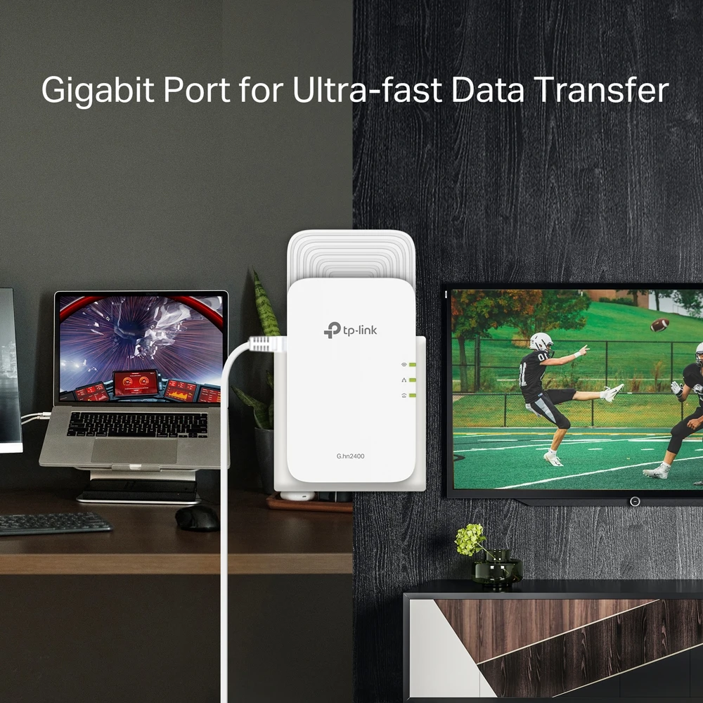 TP-Link PGW2440 G.hn2400 Kit AX1800V powerline Wi-Fi 6 Kit