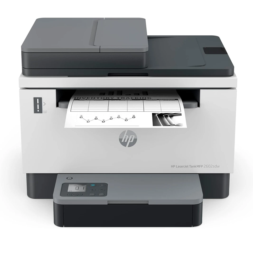 HP LaserJet Tank MFP 2602SDW PRINT | مسح | نسخ | Wi-Fi ، وحدة التغذية ، دوبلكس التلقائي (2R7F5A)