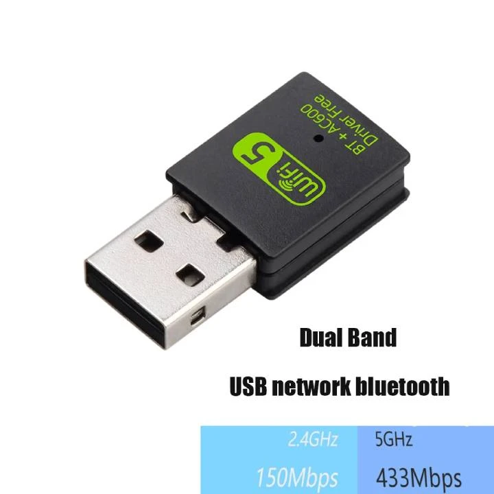 Trusting 600Mbps USB WiFi and Bluetooth-compatible Adapter
