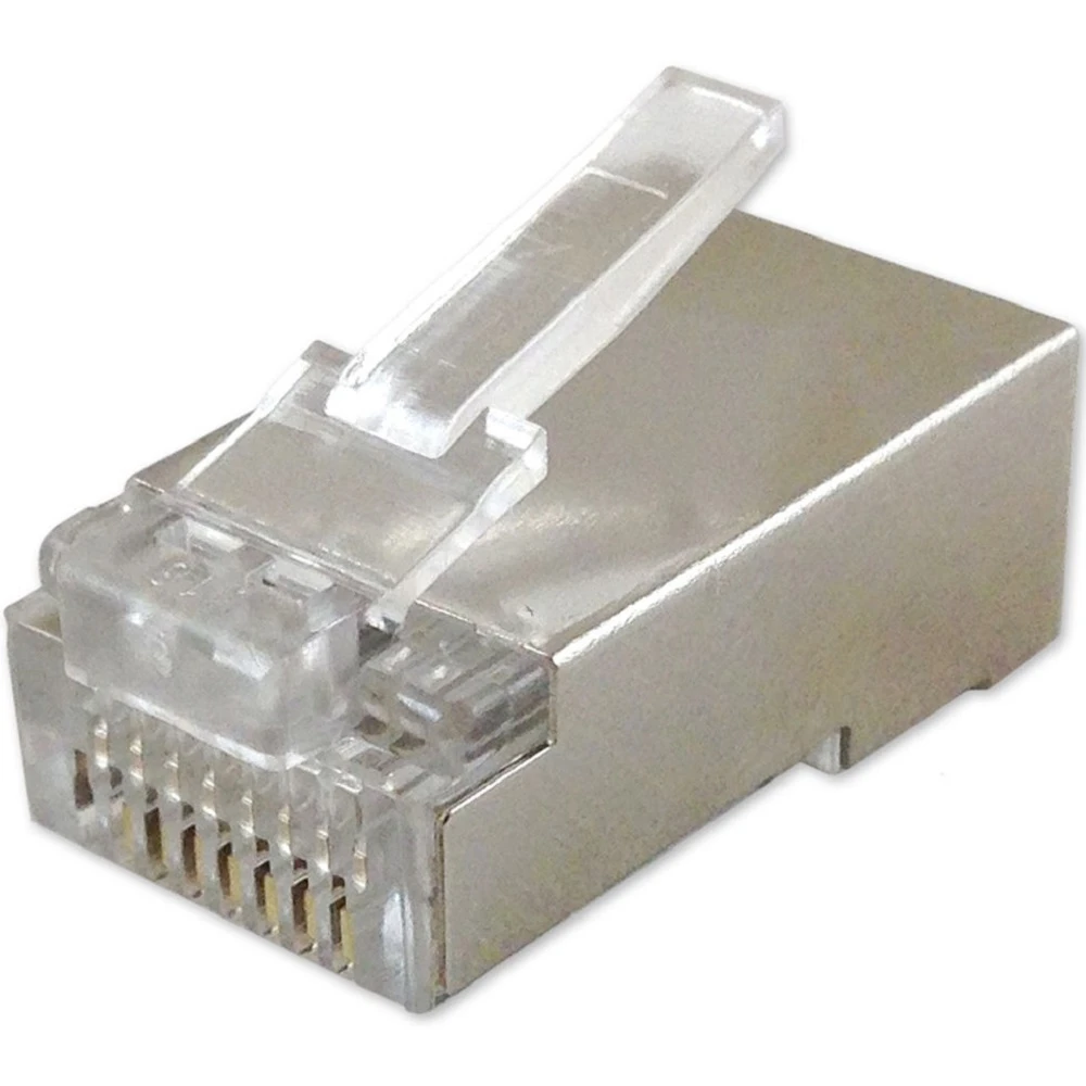 Iron RJ45 Connector Cat.6 100 Pieces