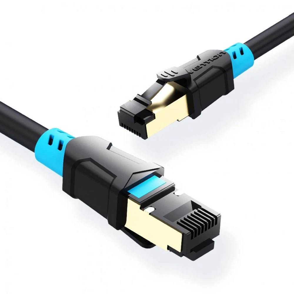 Vention Cat.6 1.5m SSTP تصحيح كابل Ethernet LAN شبكة VAP-A06-B150