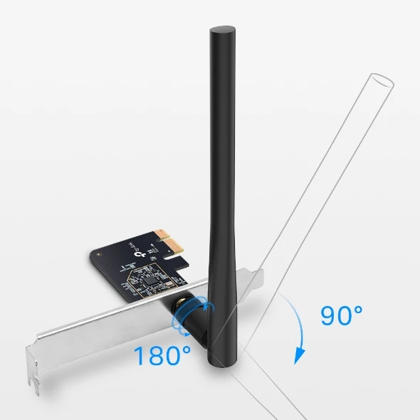 TP-Link AC600 Wireless Dual Band PCI Express Adapter-Archer T2E