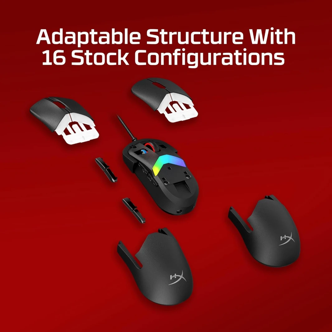 Hyperx Pulsefire Saga Gaming Mouse (Black) - A2PB3AA