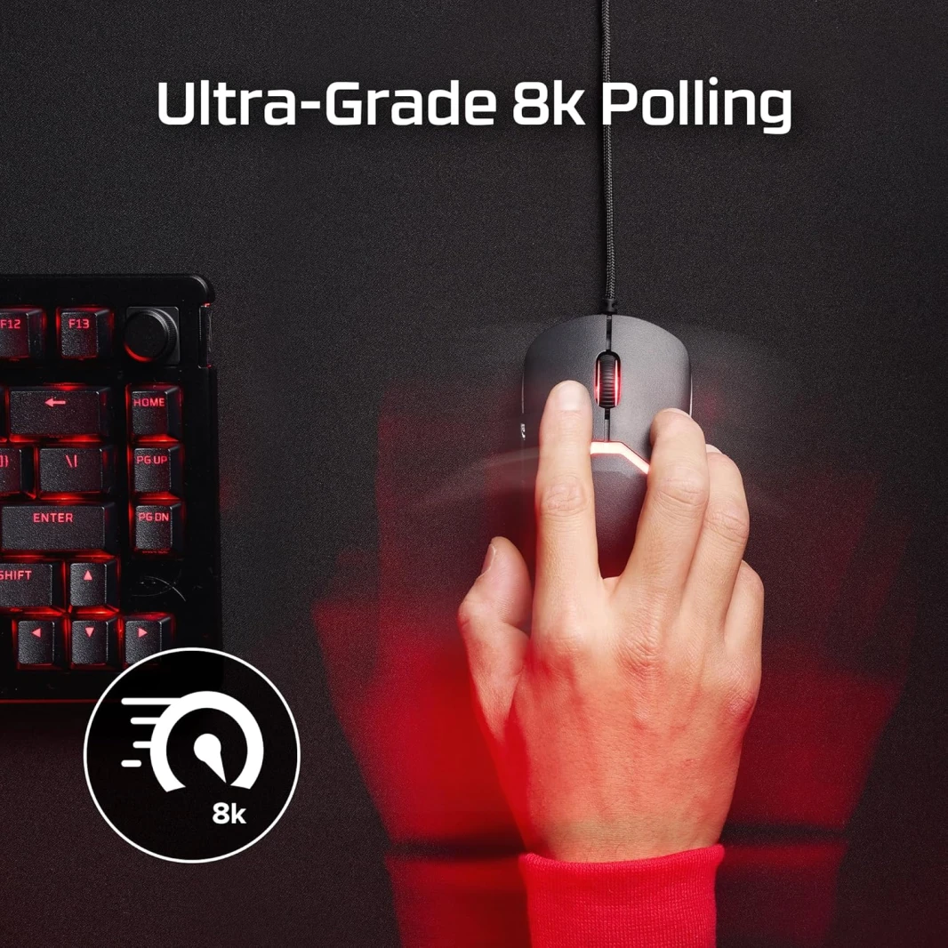 Hyperx Pulsefire Saga Gaming Mouse (Black) - A2PB3AA