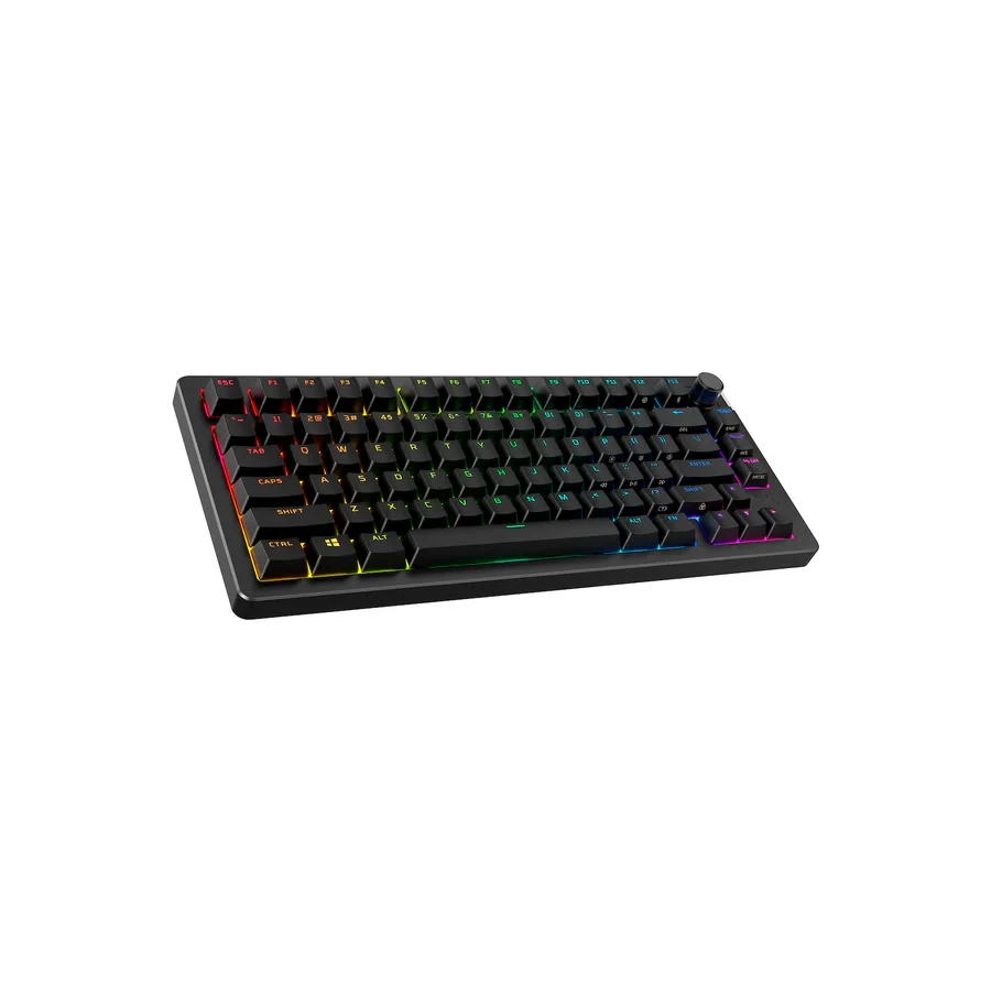 HP Hyperx Alloy Rise 75 لوحة مفاتيح ألعاب ميكانيكية لاسلكية أسود (موديل الولايات المتحدة لا ضمان) 91Y91AA