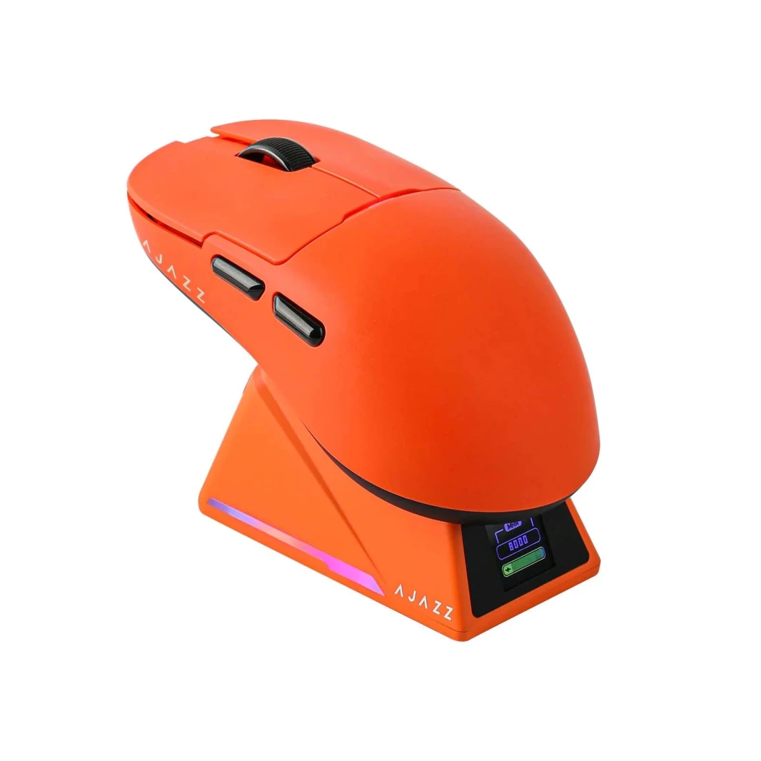 Ajazz AJ159 APEX Wireless Pro 8K Magnetic Charging Dock Paw3950 Orange