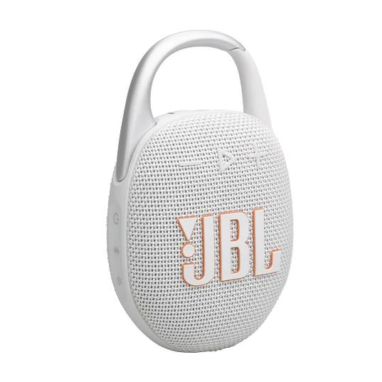 مقطع JBL 5 مكبر الصوت اللاسلكي - مقاوم للماء - أبيض - JBLCLIP5WHTAM