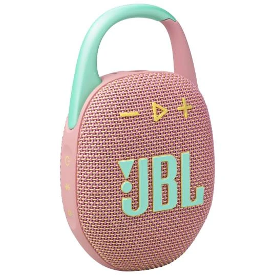 JBL Clip 5 مكبر صوت محمول لاسلكي - مقاوم للماء - Pink - JBLCLIP5Pink