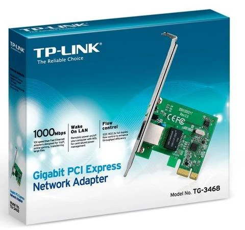TP-Link Gigabit PCI Express Network Adapter 10/100/1000 [TG-3468]