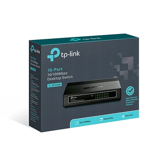 TP-Link 16-Port 10/100Mbps Switch Switch TL-SF1016D