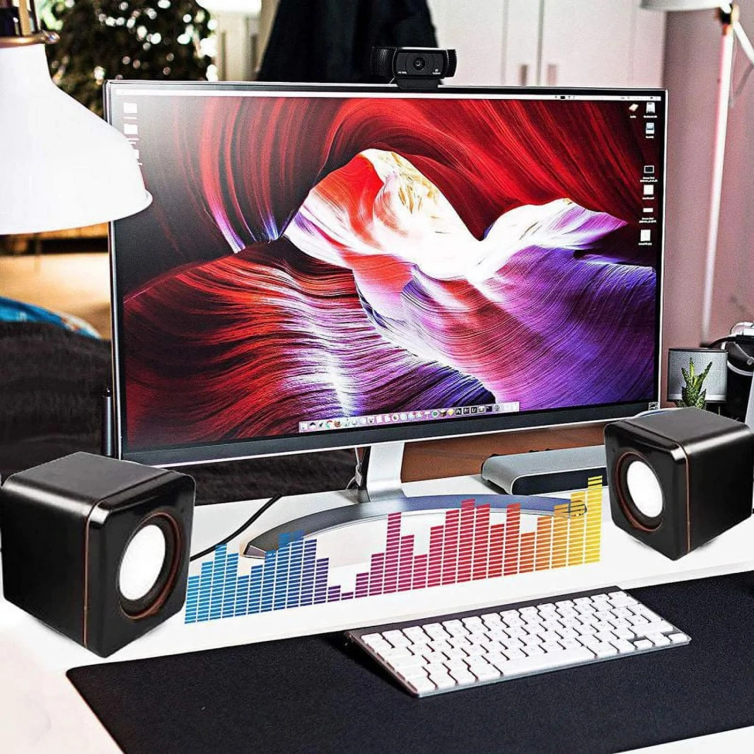 Mini Speaker with 3.5mm Jack and USB Powered for PC and Laptop – 02L