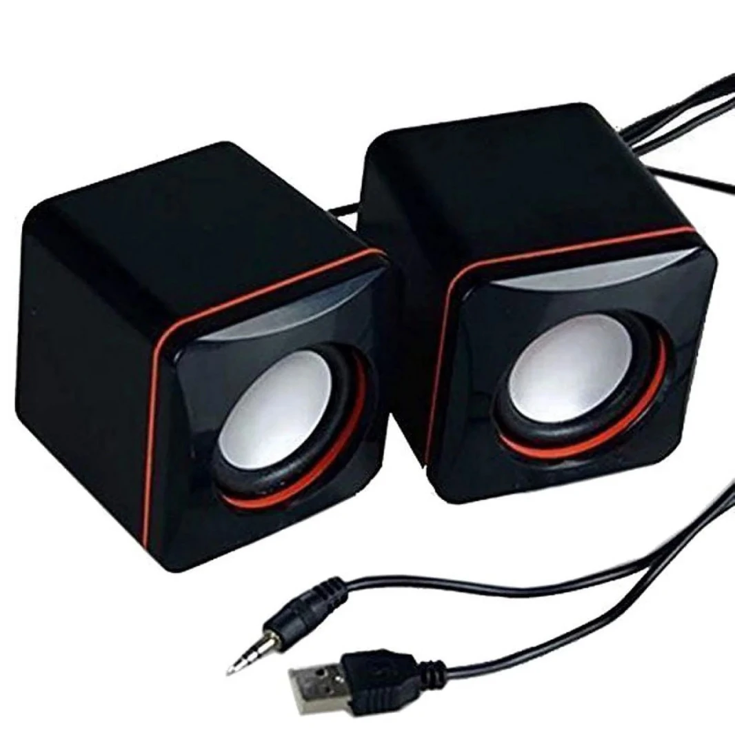 Mini Speaker with 3.5mm Jack and USB Powered for PC and Laptop – 02L