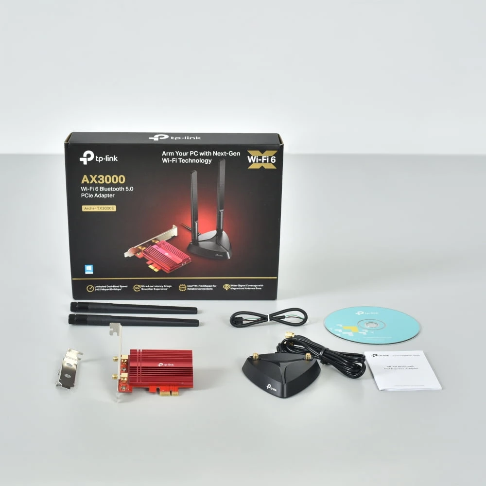 TP-Link AX3000 Wi-Fi 6 Bluetooth 5.0 PCIe Adapter [Archer TX3000E]