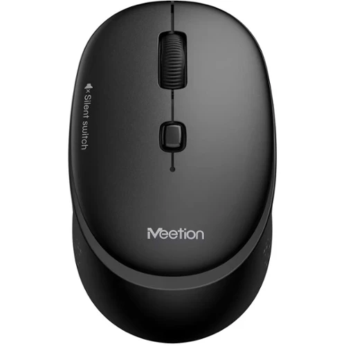 Meetion R571 اللاسلكية الماوس صامت الأسود