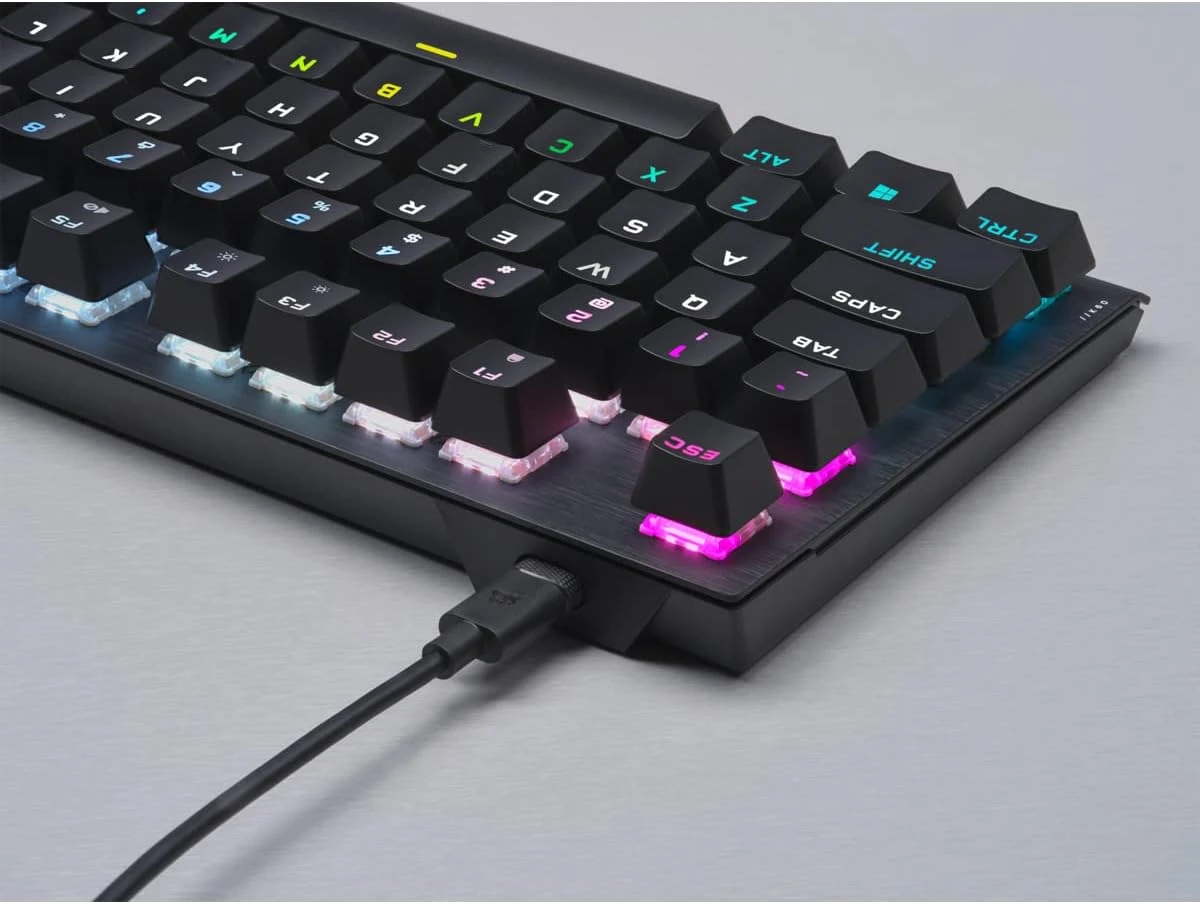 Corsair K60 Pro TKL RGB Tenkeyless Mechanical Gaming Keyboard Switch OPX-CH-911D01A-NA