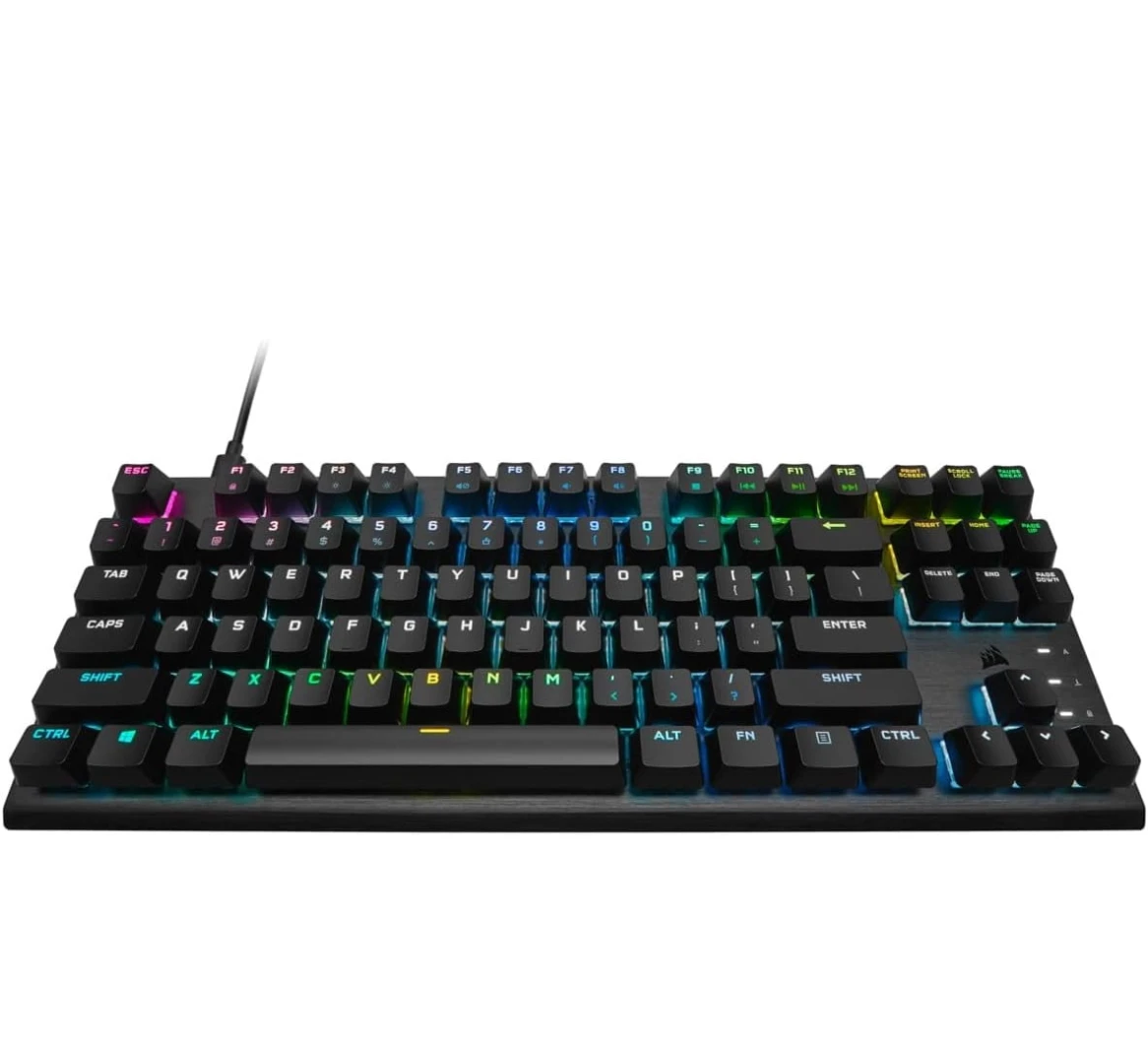 Corsair K60 Pro TKL RGB Tenkeyless Mechanical Gaming Keyboard Switch OPX-CH-911D01A-NA