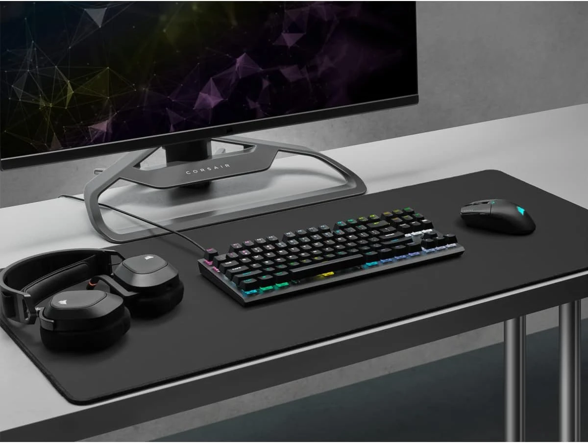 Corsair K60 Pro TKL RGB Tenkeyless Mechanical Gaming Keyboard Switch OPX-CH-911D01A-NA