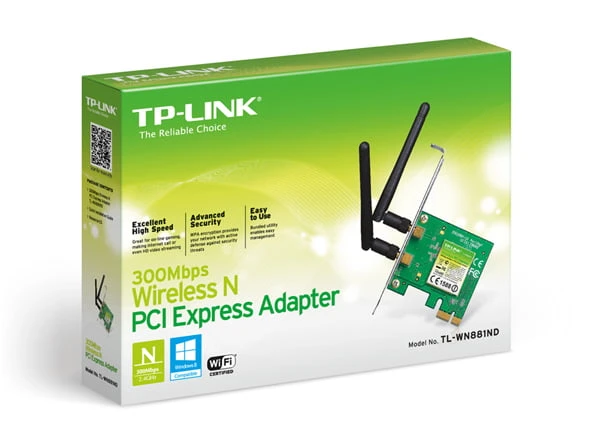 TP-link Wireless N PCI Express 2.0(x1) Adapter TL-WN881ND