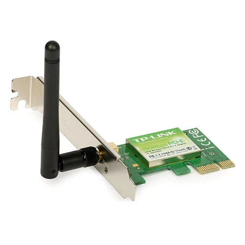 TP-Link 150Mbps Wireless N PCI Express Adapter TL-WN781ND استلام إشارة wifi بواسطة PCI Express للكمبيوتر الشخصي