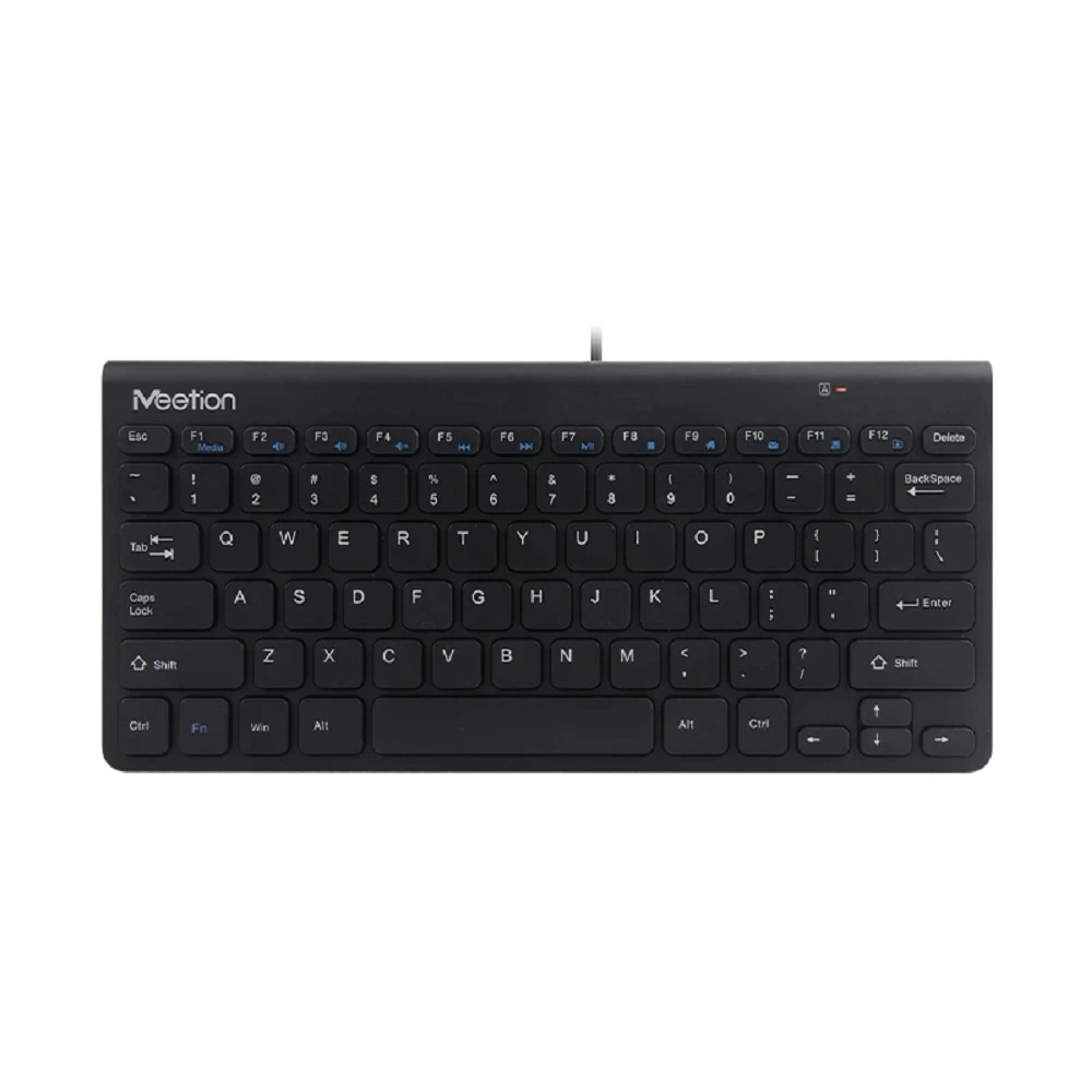 Meetion K400 لوحة المفاتيح السلكية الأسود MT-K400
