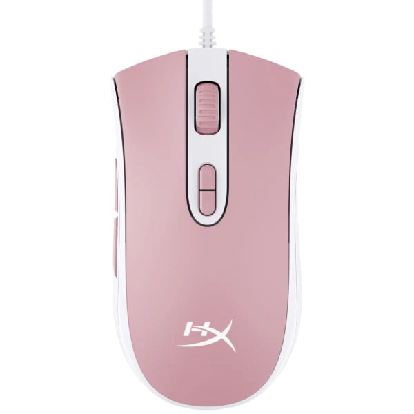 HyperX Pulsefire Core Gaming Mouse – Up to 6,200 DPI – White-Pink – 639p1aa – US model (No warranty )