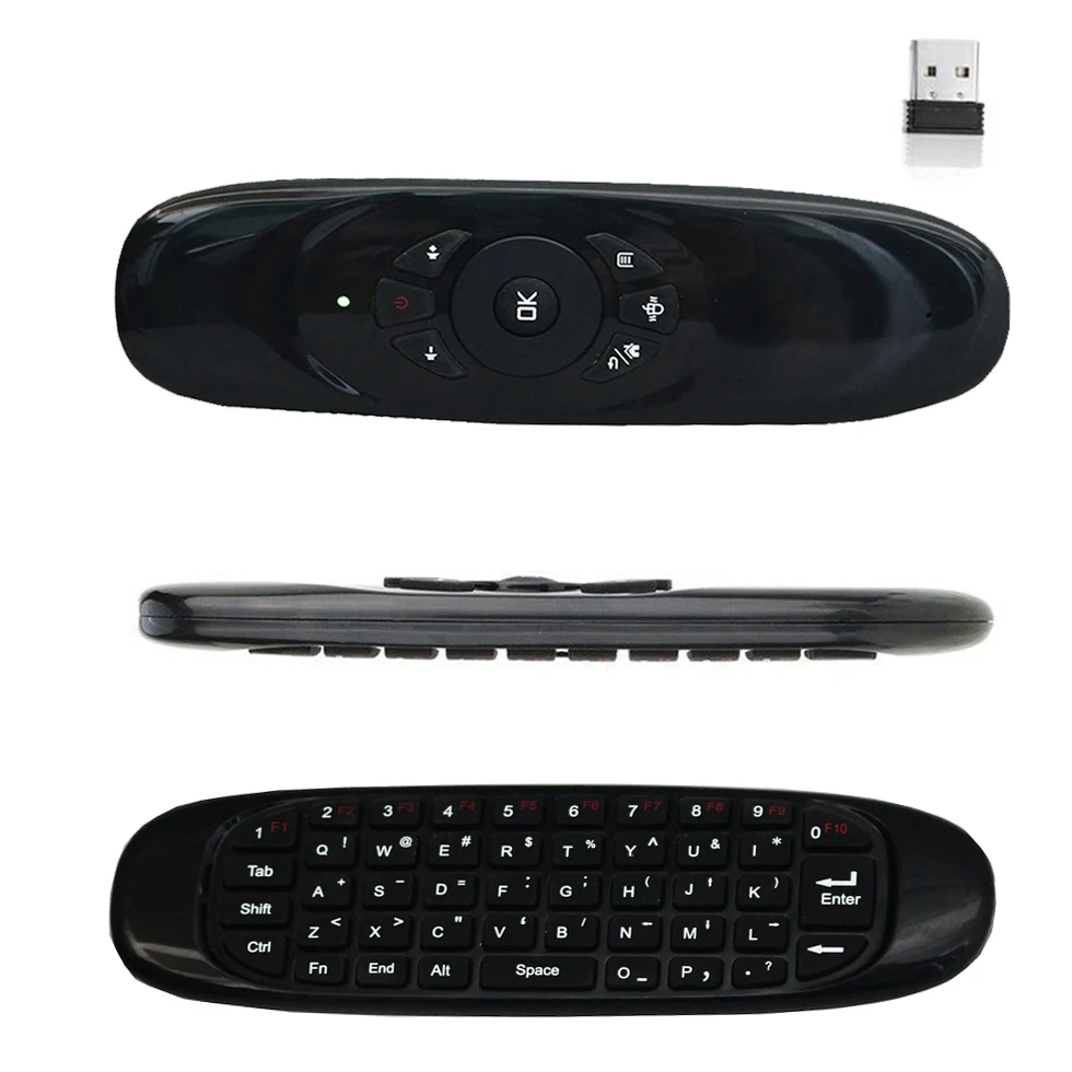 فأر الهواء مع جيروسكوب ، لوحة مفاتيح QWERTY {compact و slim design / build in battern leghare / language enduction}}
