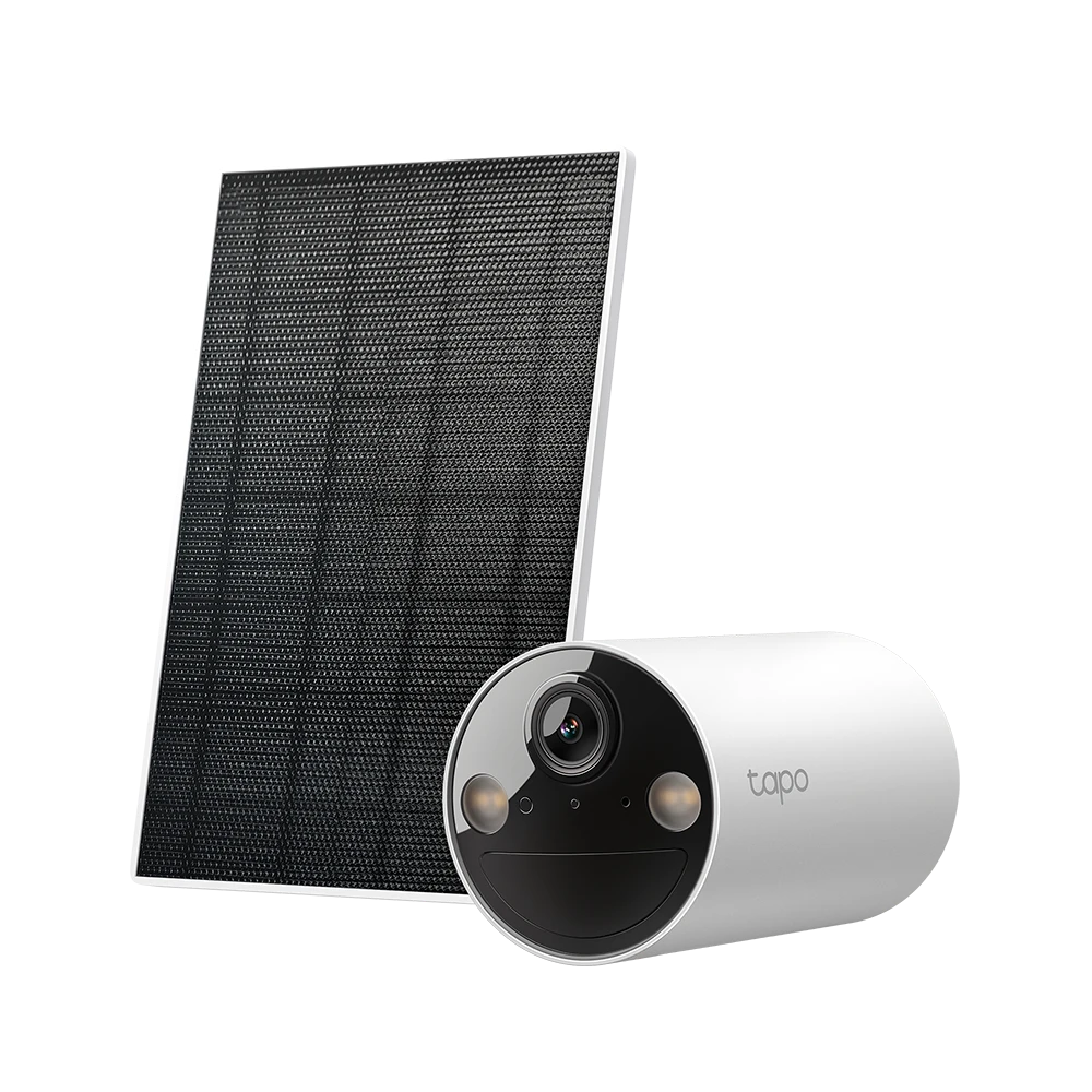 TP-Link Tapo C410 KIT Solar-Powered Security Camera Kit – 2K 3MP – Outdoor – Color Night Vision – IP65 Weatherproof