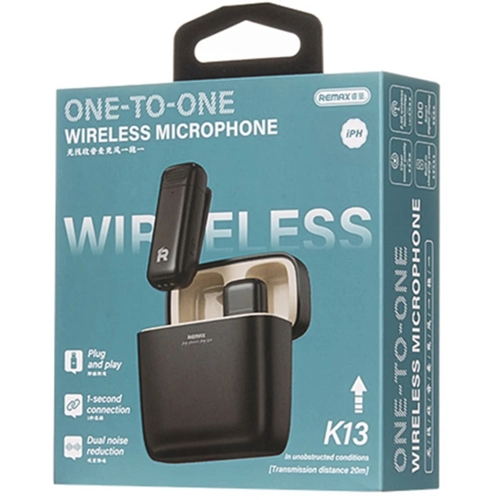 Remax K13 iPhone Wireless Live Stream Single Microphone