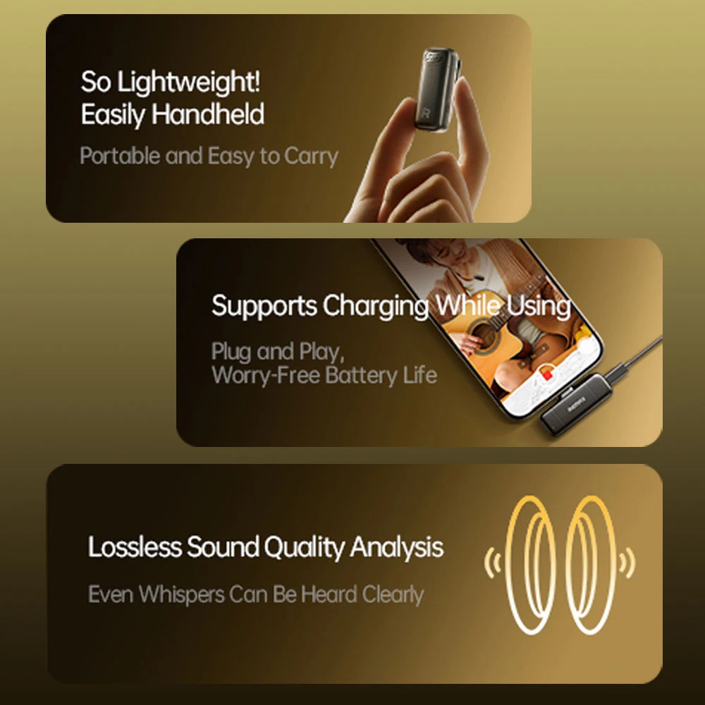 Remax K13 iPhone Wireless Live Stream Single Microphone
