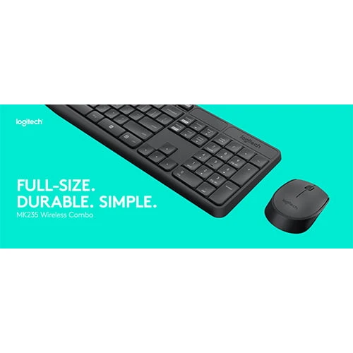 Logitech MK235 لوحة المفاتيح اللاسلكية والماوس [MK235]