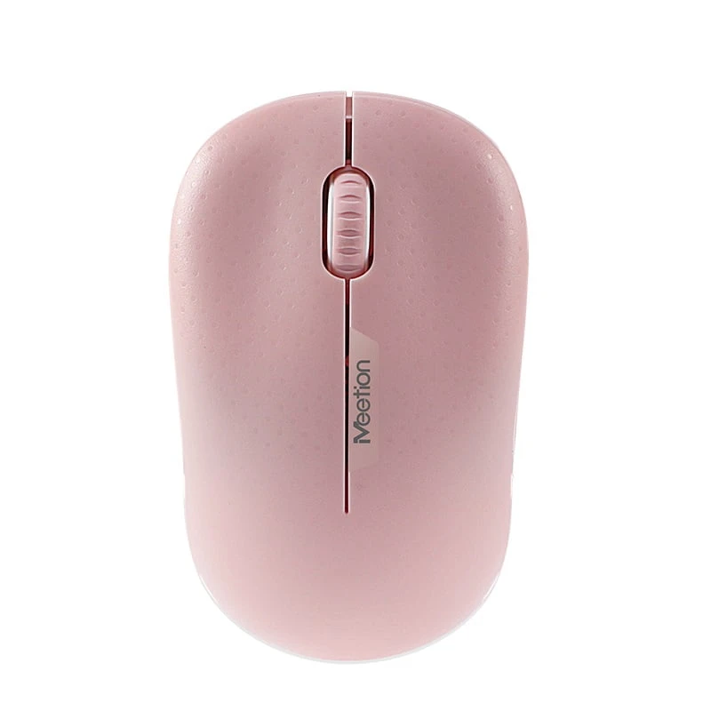 meetion Wireless Mouse R545 – Suitable for right/left hands users – pink