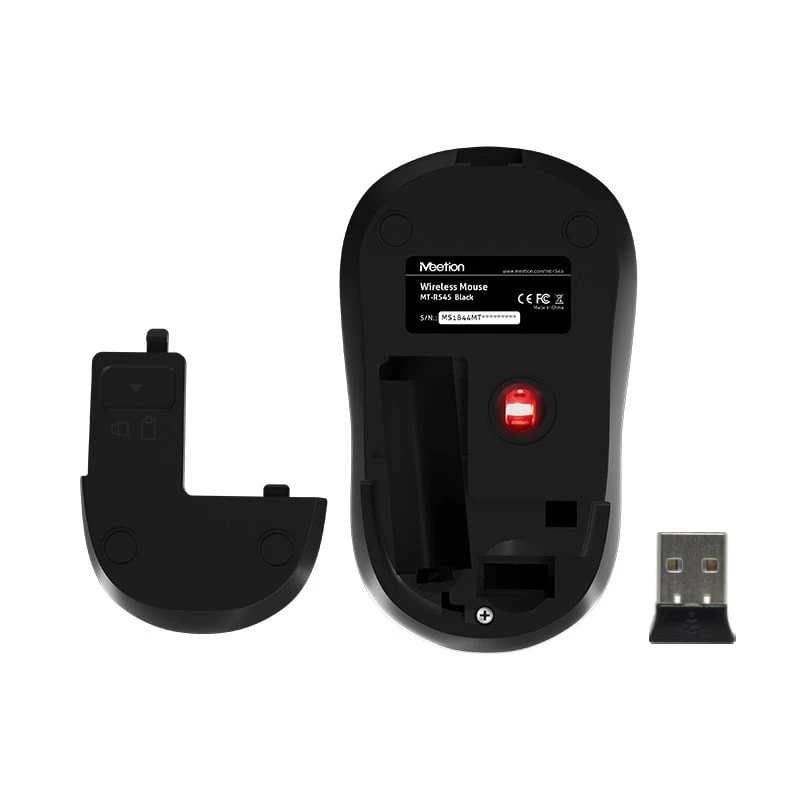 meetion Wireless Mouse R545 – Suitable for right/left hands users – pink
