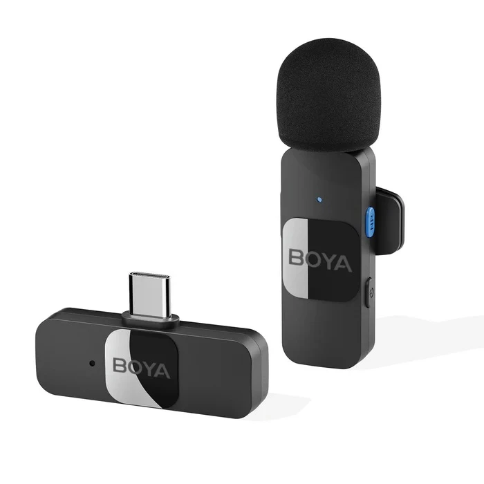 Boya Professional Type-C Wireless Lavalier Microphone for Android-BY-V10