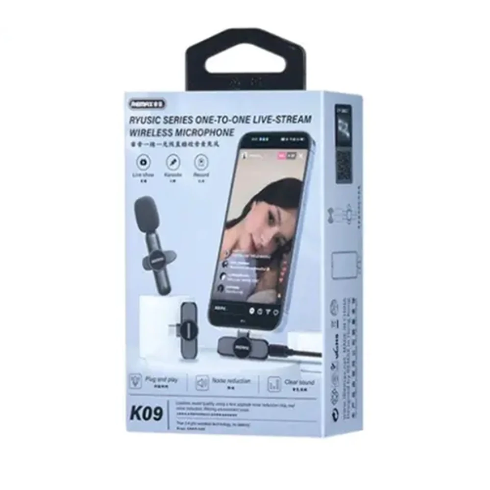 Remax K09 Ryusic Series One To One Type-C Microphone