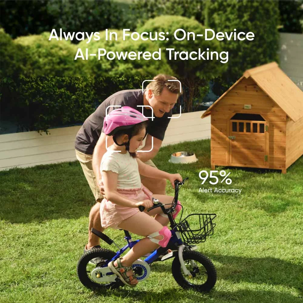 Anker Eufy Solocam S340 كاميرا أمان خارجي لاسلكي مع عدسة مزدوجة ولوحة شمسية [Solocam S340]