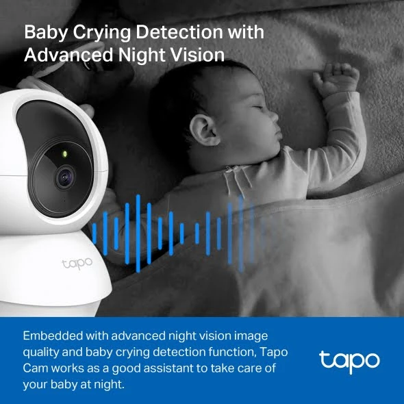 TP-Link TAPO C200 V3.2 كاميرا أمان المنزل الداخلي Wi-Fi
