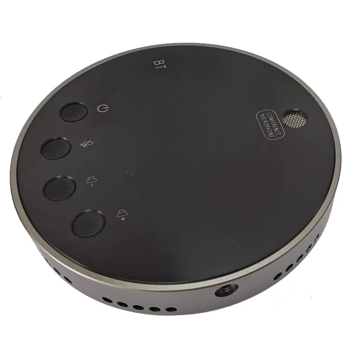 USB Conference speaker with built microphone { supports Bluetooth – omni-directional – small and compact design }