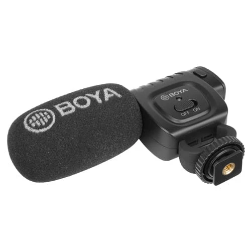 Boya-Microphone supact {ntergrated shock mount // 1/4 ″ -20 Socket للاستخدام مع Boom Pole} BY-BM3011
