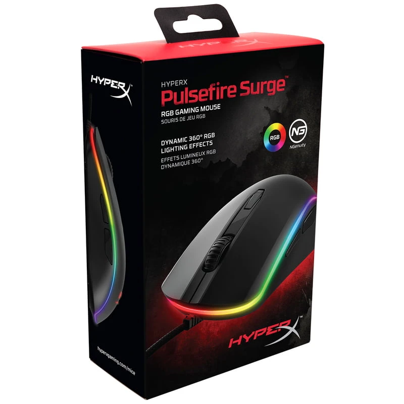 Hyperx Pulsefire Gurge RGB Gaming Mouse [HX-MC002B-4P5Q1AA]