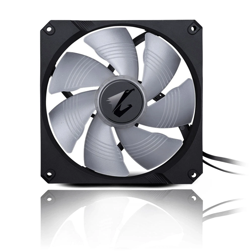 Gigabyte Aorus Liquid Cooler 280 (All-in-one سائل مع شاشة LCD الدائرية / RGB Fusion 2.0 / Dual 140mm Argb معجبين) [Aorus Cowner 280]