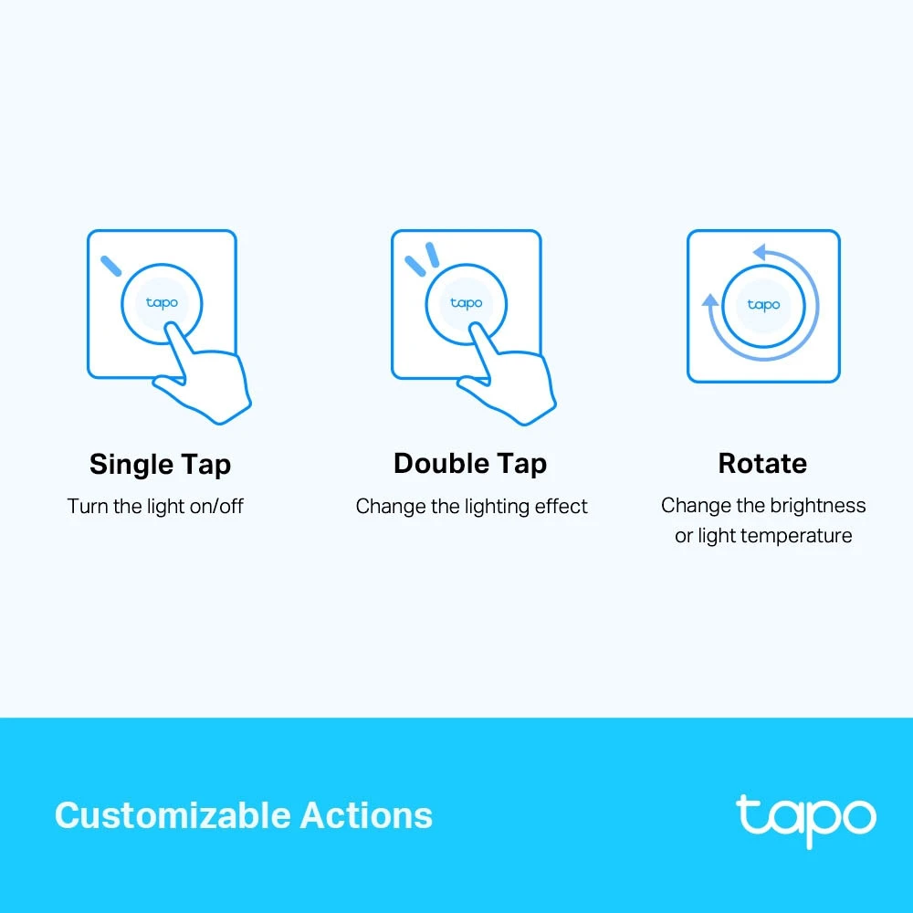 TP-Link Tapo Smart Remote Dimmer Switch [Tapo S200D]