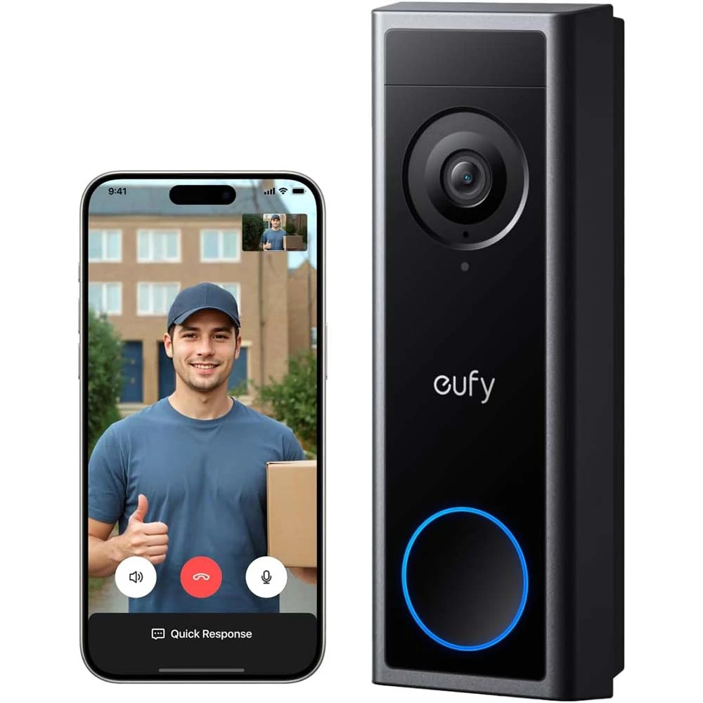 Anker eufy video doorbell c30 بدقة 2K واتصالات سلسة T8224311