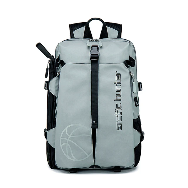 Arctic Hunter B00391 Sports Paptop Sports and Travel Backpack - Gray