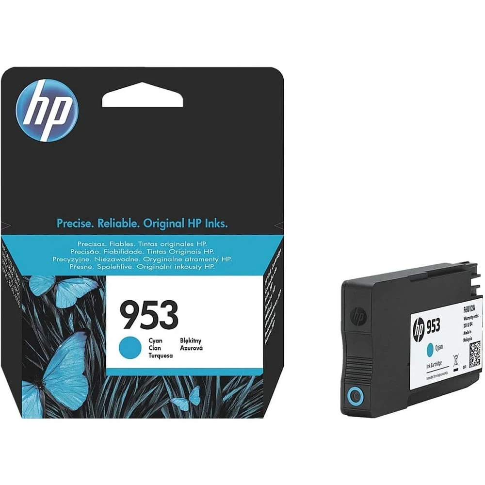 HP 953 Cyan Original Ink Cartridge F6U12AE